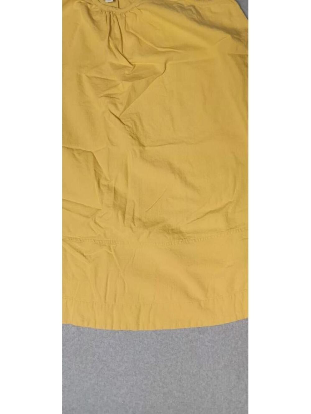 Free Assembly Sleeveless Linen Blend Blouse Womens Size Large Yellow Adjustable - Picture 11 of 11